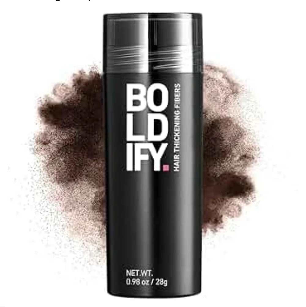 Boldify Hair Thickening Fibers - Dark Brown.
